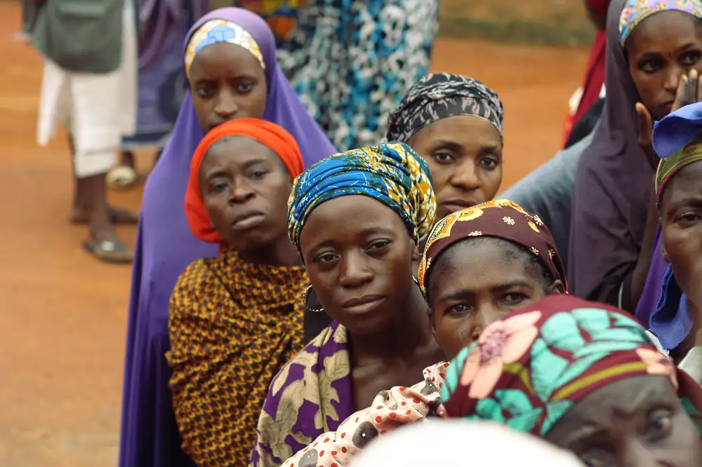 a group of women