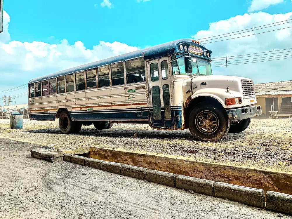 parked bus