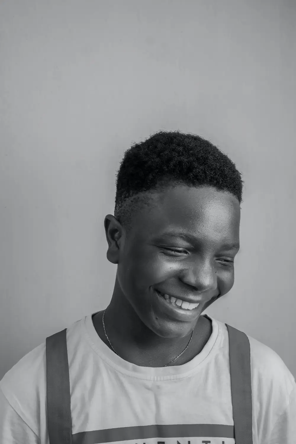 black boy smiling