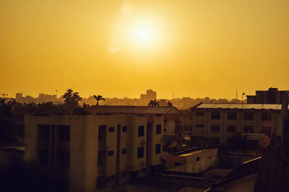 Sunrise in Accra