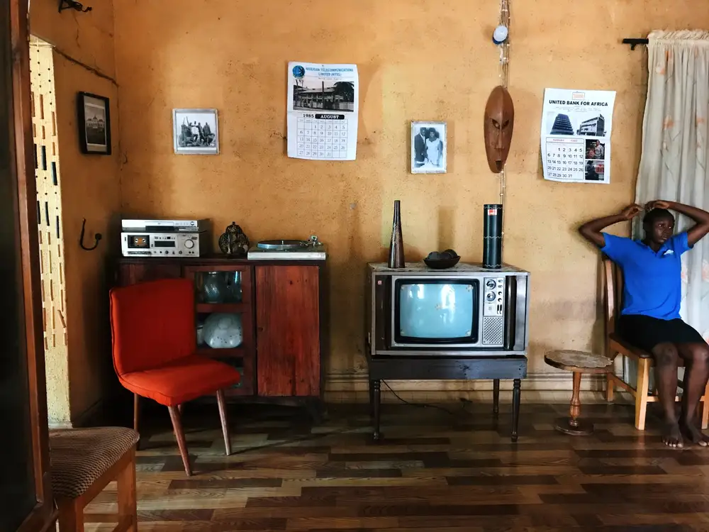 A house in Lagos with a nostalgic 80’s theme.