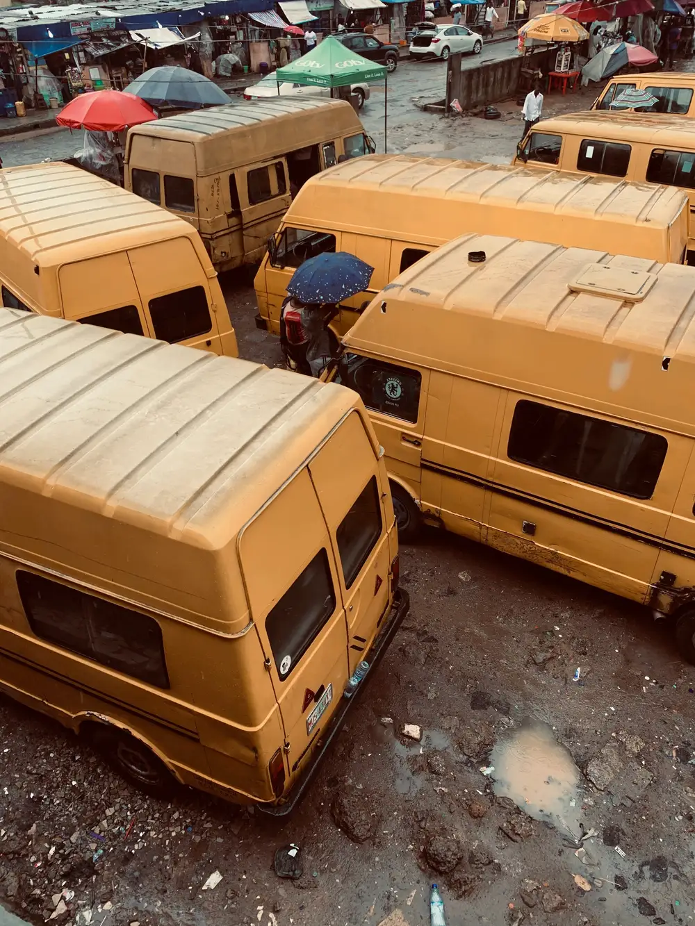 Yellow danfo buses