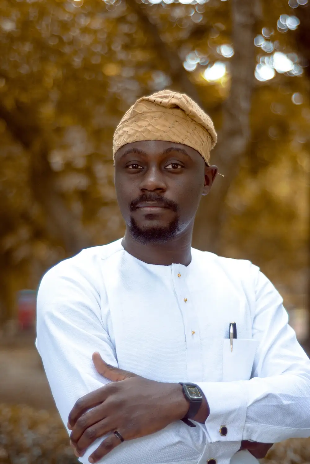 Man in Yoruba attire