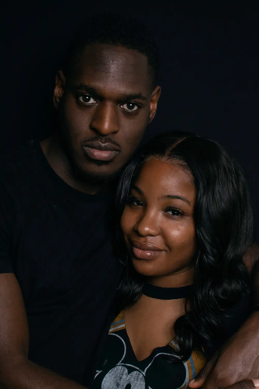 Portrait of a black couple