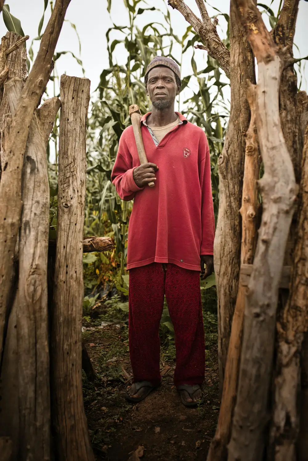 Portrait of a farmer in the Nmanduonu community.