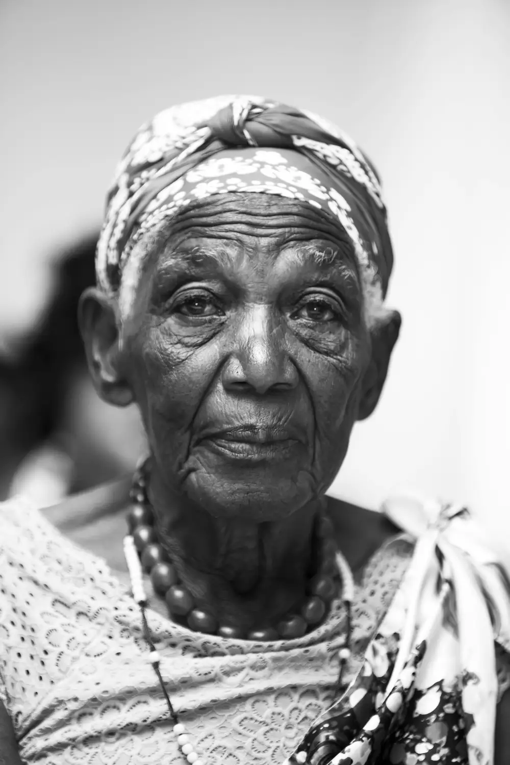 a black old woman