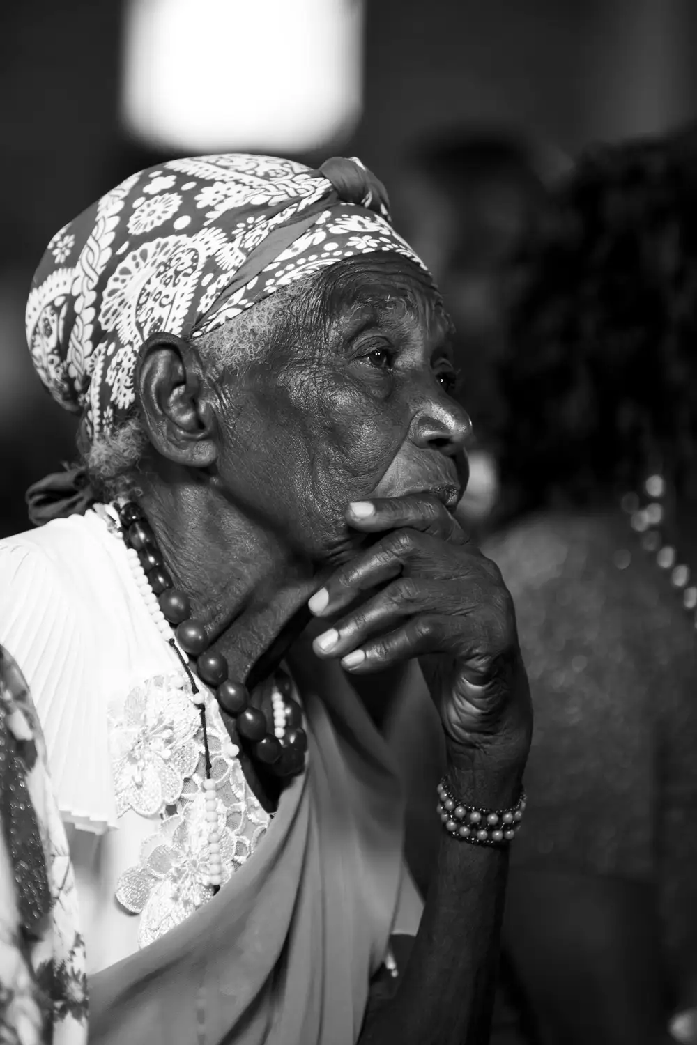 a black old woman