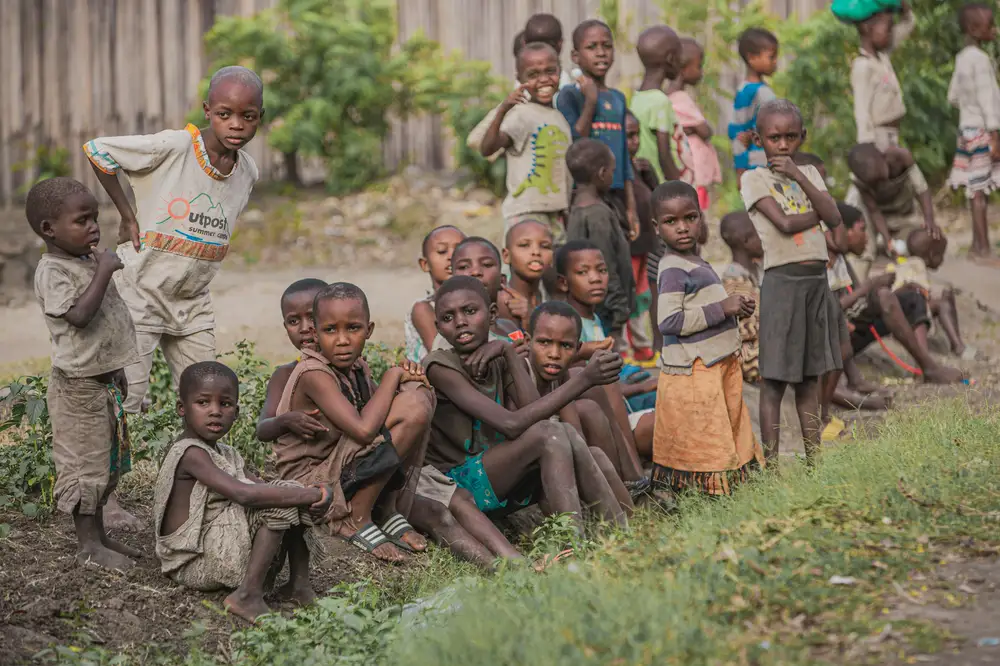 children posing for a picture