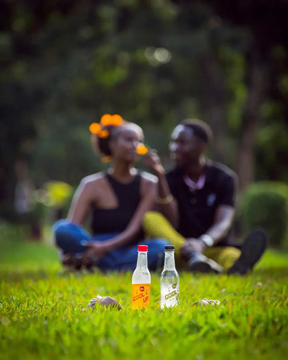 friends on a field