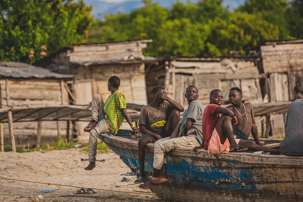 people on a canoe