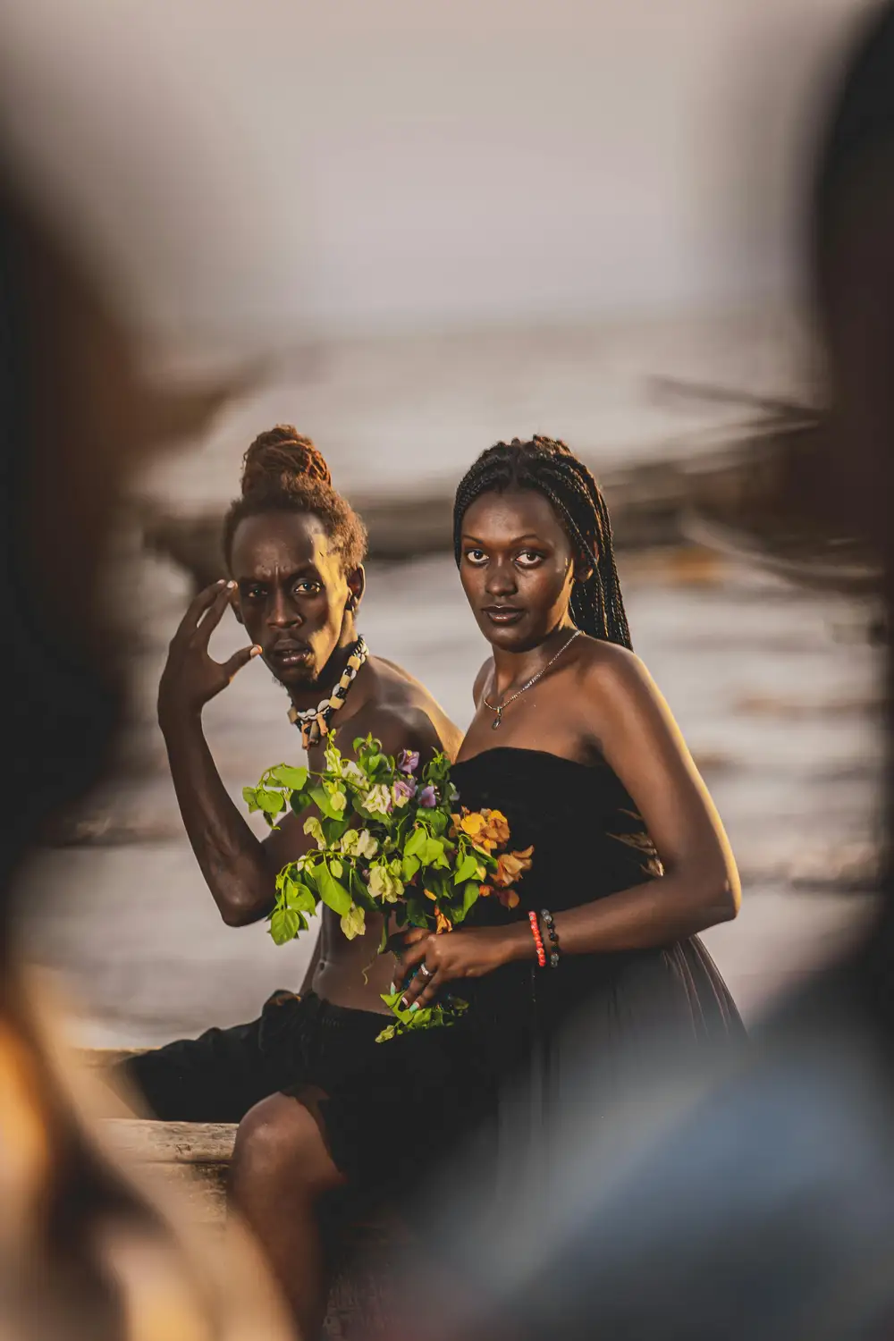 photoshoot on water