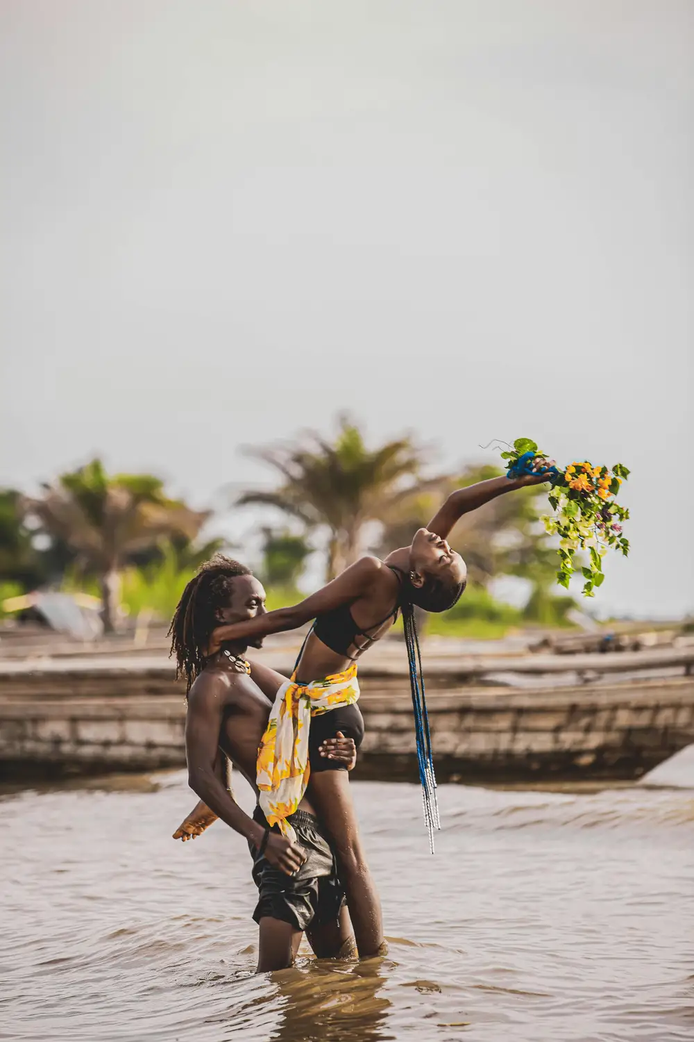 photoshoot on water