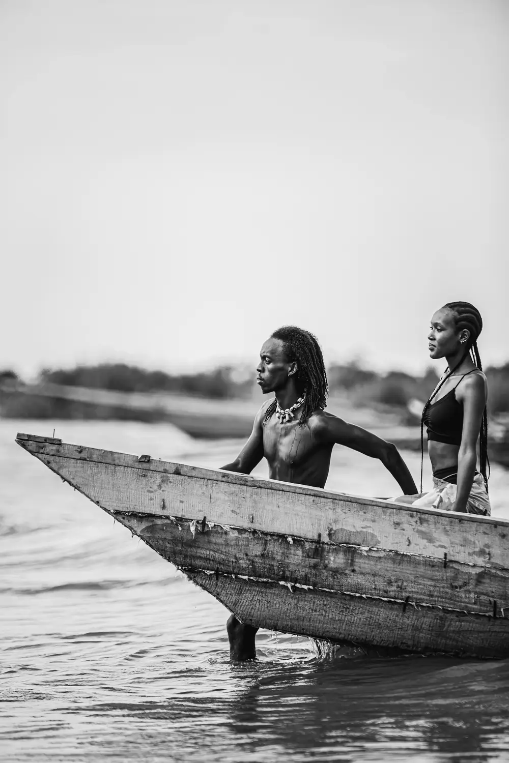 photoshoot on water