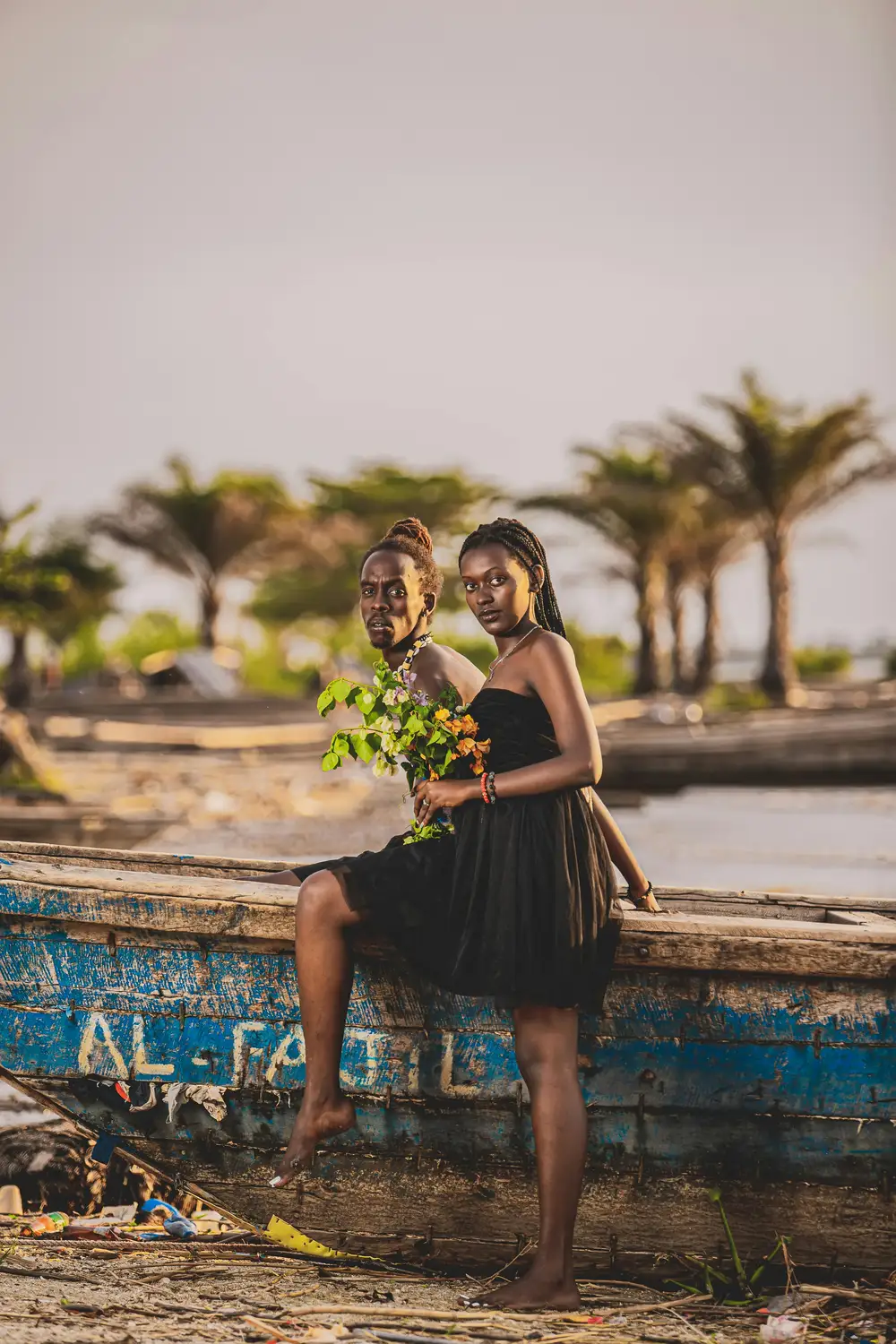 photoshoot on water