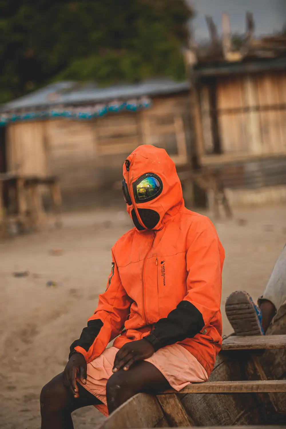 a masked man