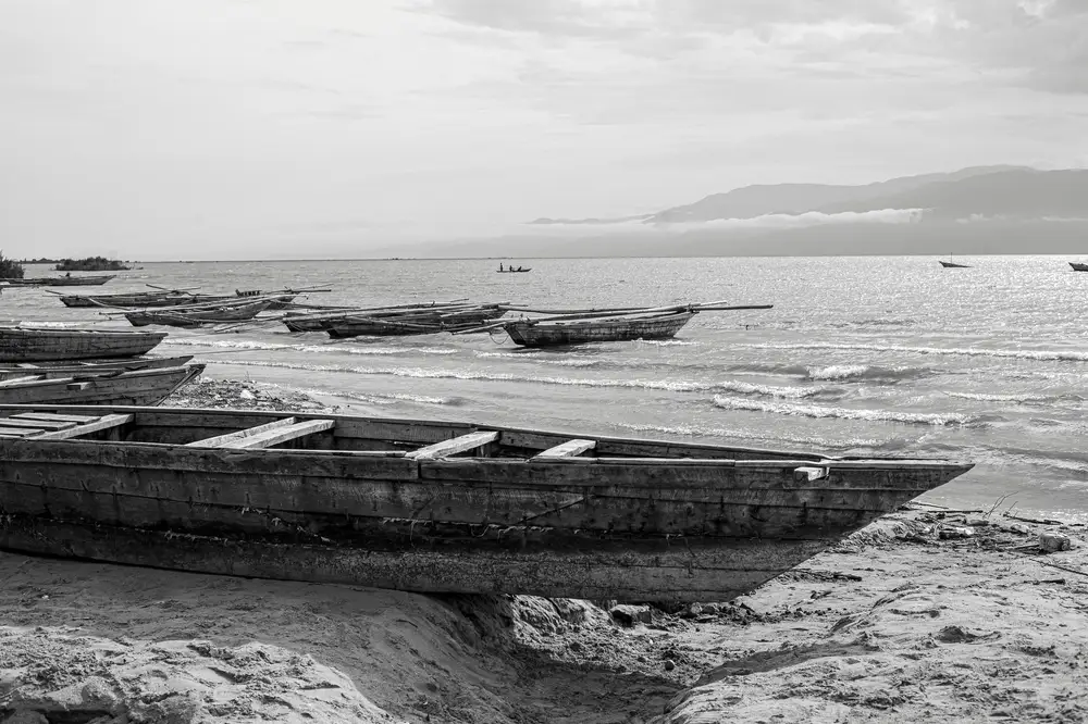 canoes on water