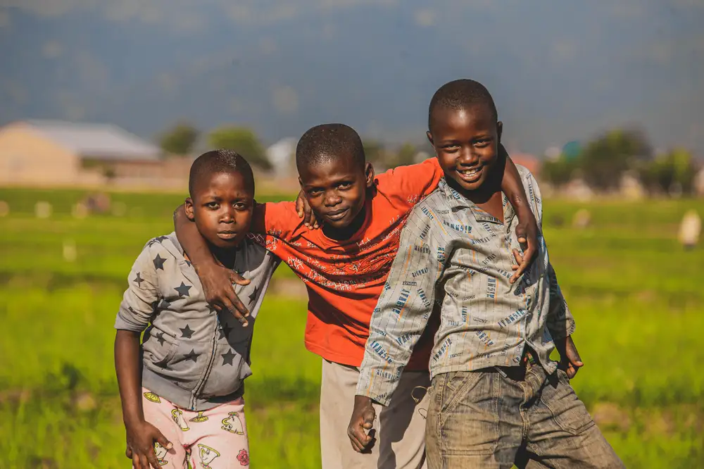 three young boys