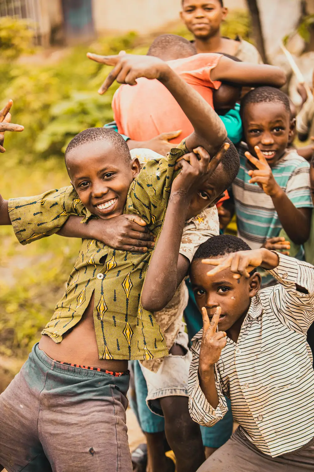 children playing