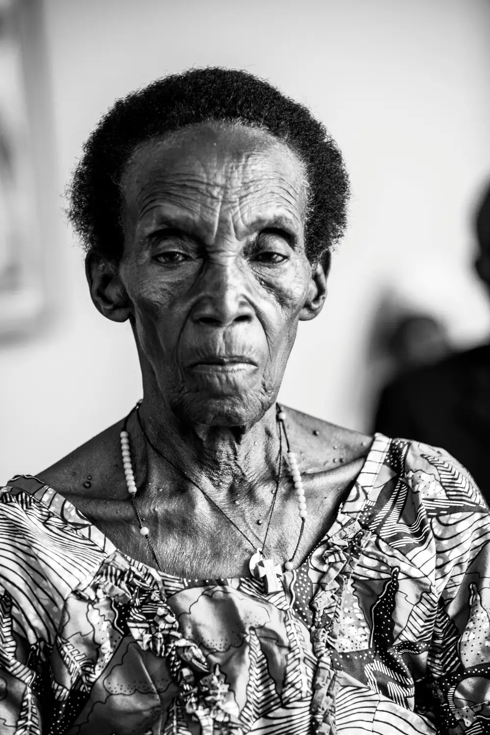 an old black woman