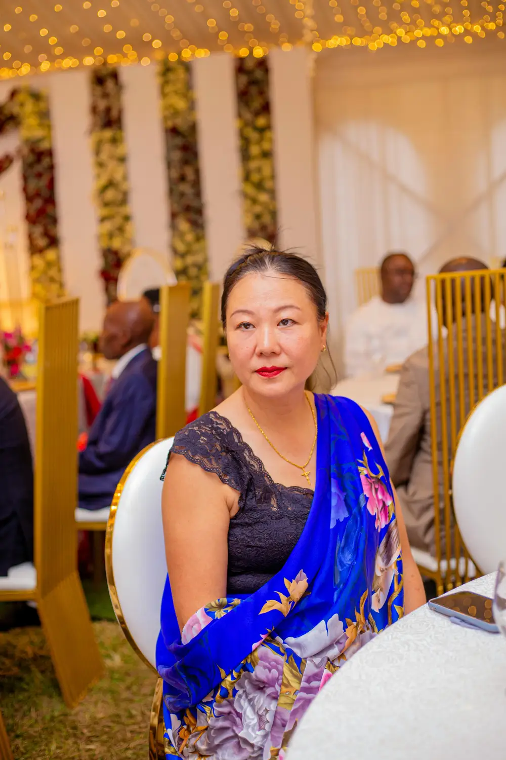 an asian woman at an event