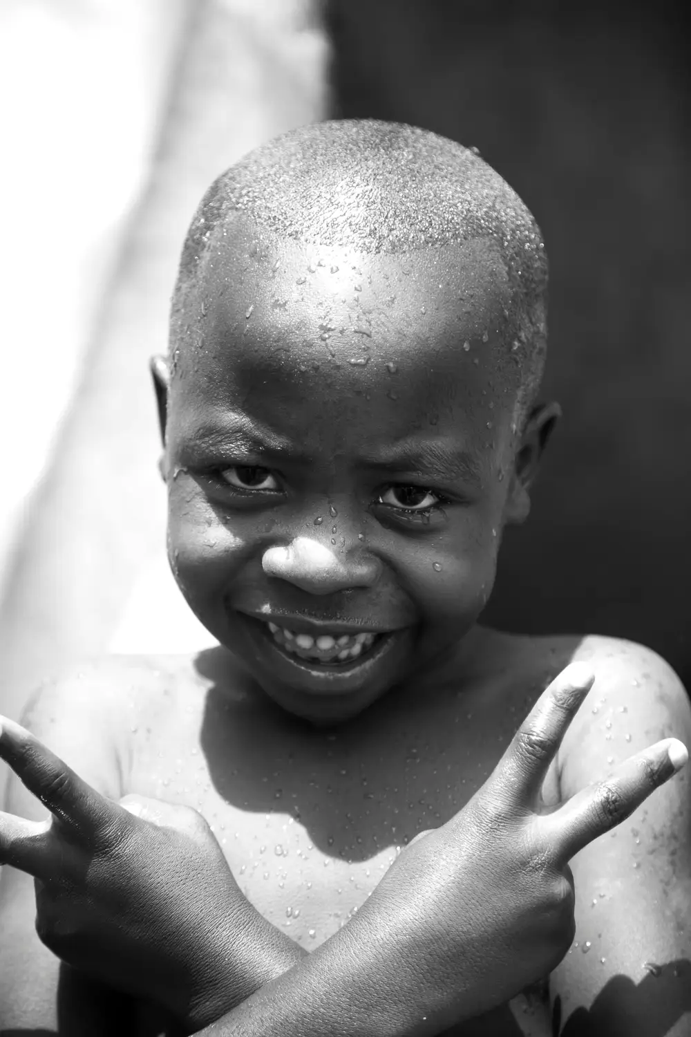 boy smiling and posing