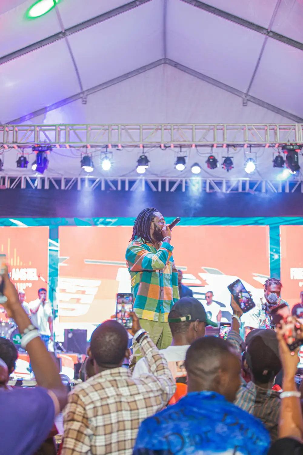 timaya performing on stage