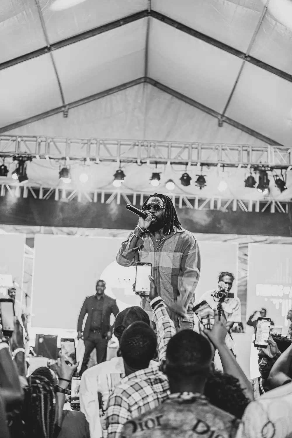timaya performing on stage