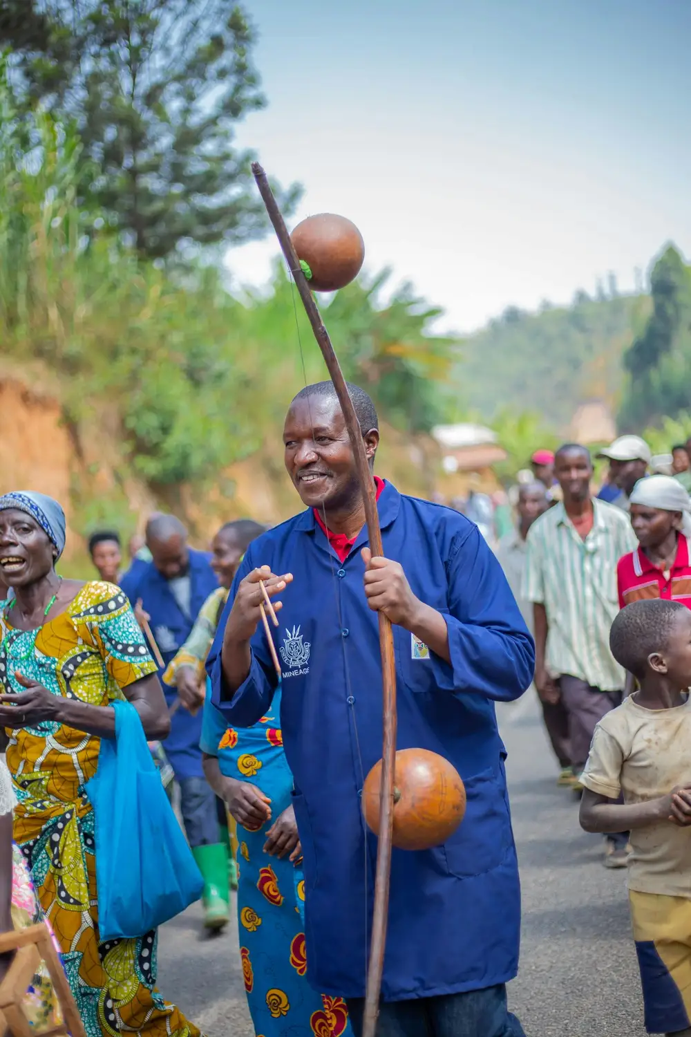 man holding calabach stick