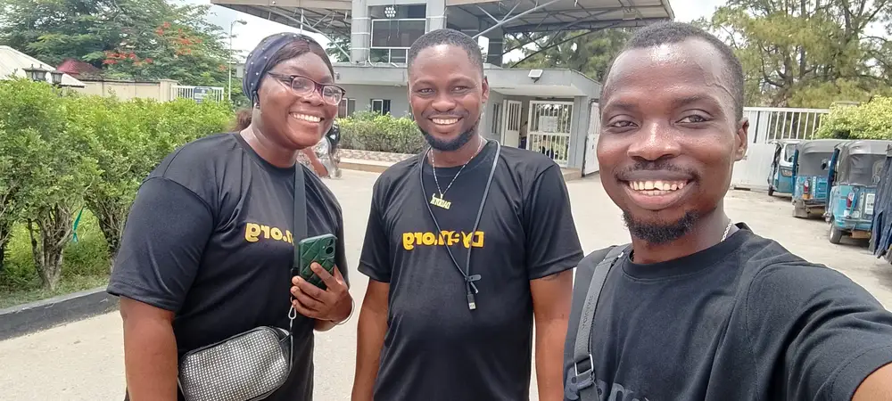 Dyen smiling student